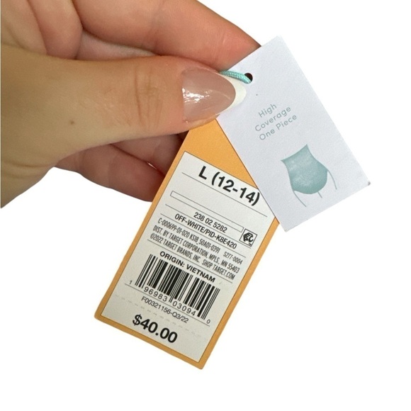 Kona Sol Women's Bandeau Flounce Front Ruched Full Coverage One Piece Swimsuit - Picture 5 of 7